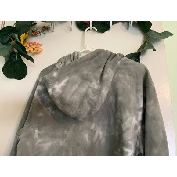 RVCA Hoodie Tie Dye Unisex Size L Pullover Peace Graphic Streetwear Skater Surfe - Picture 3 of 9